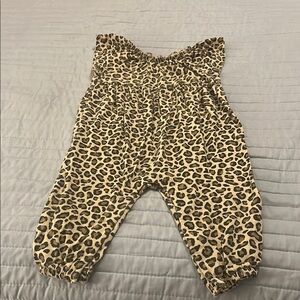 Leopard Print Baby Romper